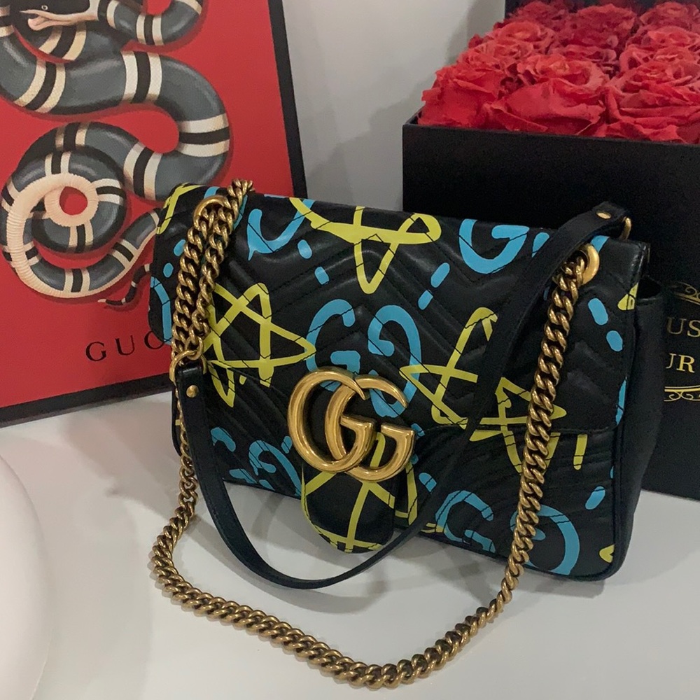 GUCCI ghost leather bag LIMITED EDITION AUTHENTIC